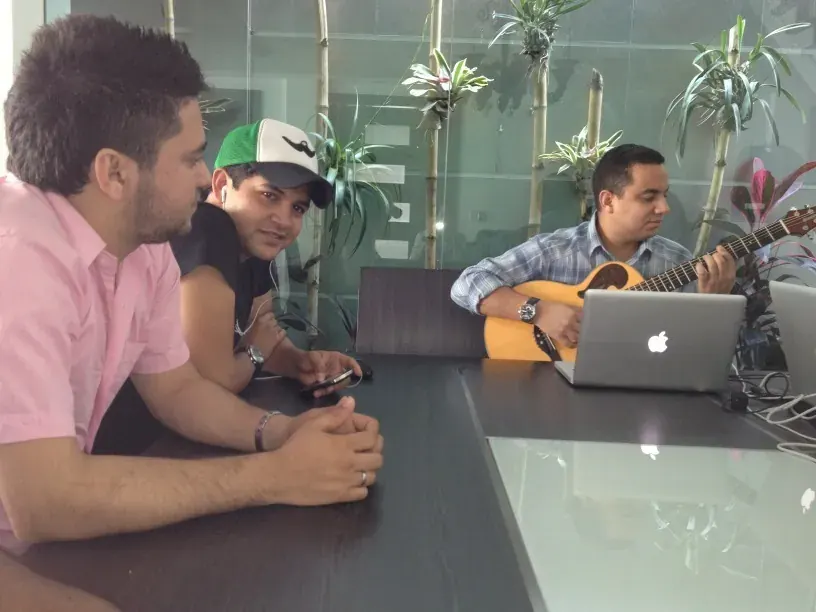 Reunión con Felipe Peláez y Manuel Julián